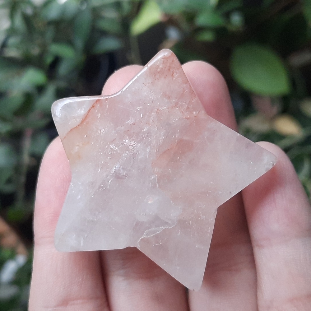 Clear Quartz Crystal Star Shape